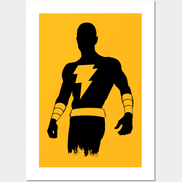 BLACK ADAM Wall Art by KERZILLA